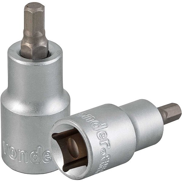 Soquete hexagonal 6mm encaixe de 1/2" VONDER