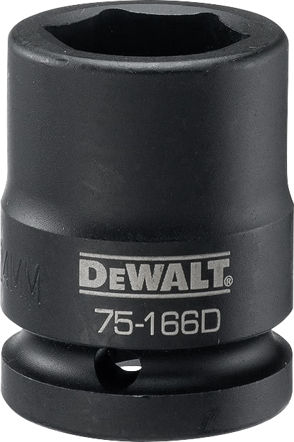 Soquete sextavado de impacto curto encaixe 3/4" 24mm DWMT75166OSP DEWALT