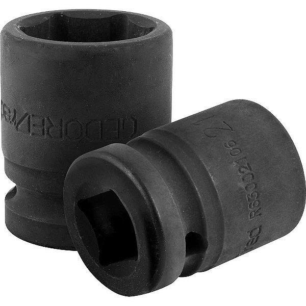 Soquete sextavado de impacto encaixe de 1/2" x 21,0mm R63002106 GEDORE RED