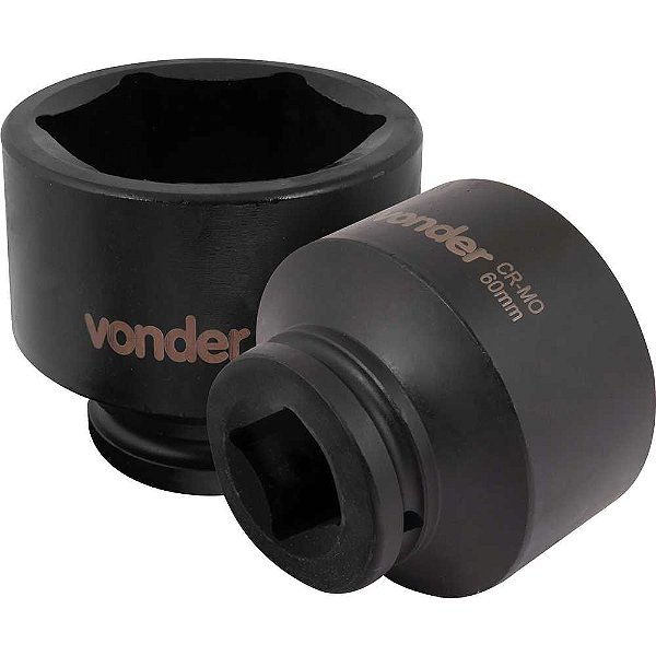 Soquete sextavado de impacto encaixe de 3/4" x 60,0mm VONDER