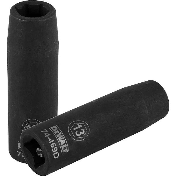 Soquete sextavado de impacto longo encaixe 1/2" 13mm DWMT74469OSP DEWALT