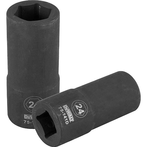 Soquete sextavado de impacto longo encaixe 3/4" 24mm DWMT75141OSP DEWALT