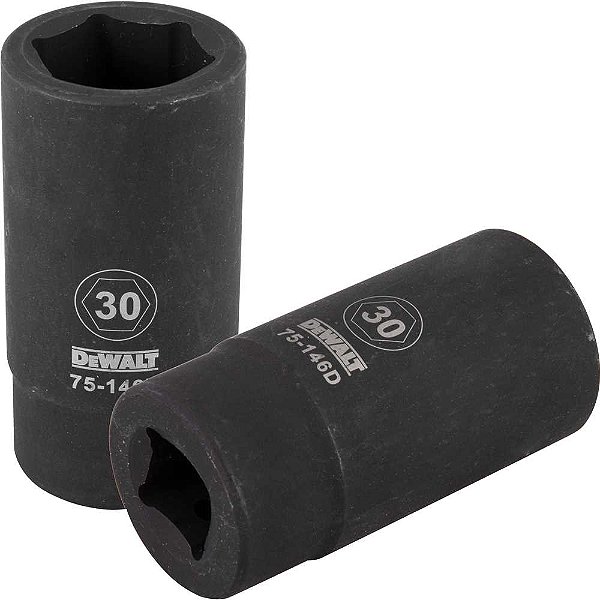 Soquete sextavado de impacto longo encaixe 3/4" 30mm DWMT75146OSP DEWALT