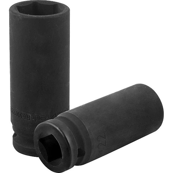 Soquete sextavado longo de impacto 22mm encaixe de 1/2" 3300550 GEDORE RED