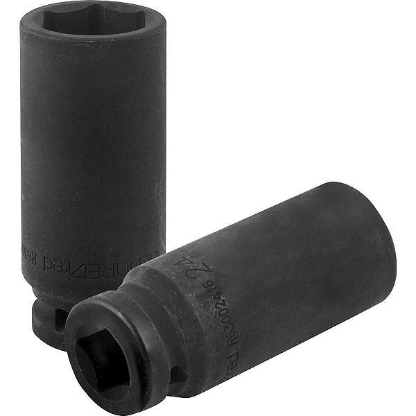 Soquete sextavado longo de impacto 24mm encaixe de 1/2" 3300551 GEDORE RED
