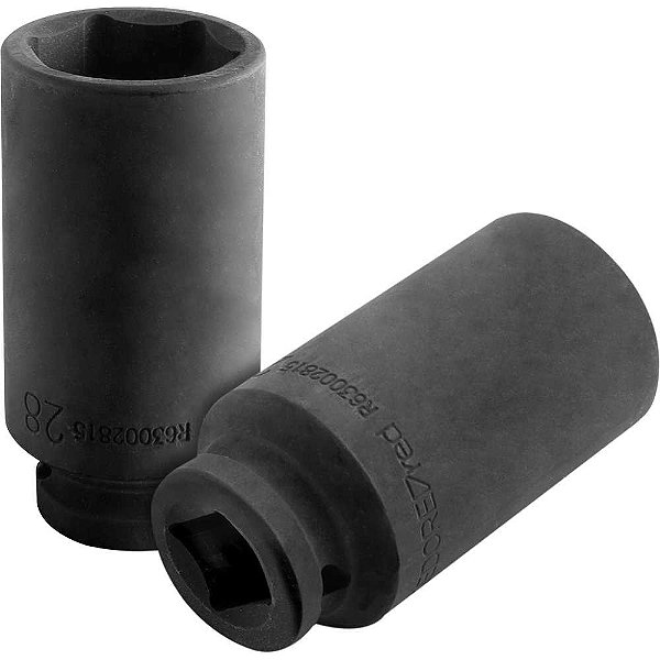 Soquete sextavado longo de impacto 28mm encaixe de 1/2" 3300704 GEDORE RED