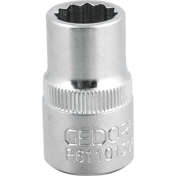 Soquete estriado com encaixe de 1/2" 13mm GEDORE RED