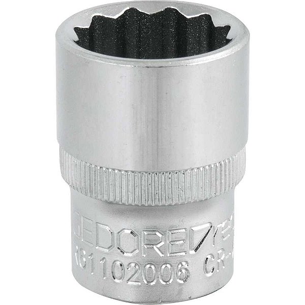 Soquete estriado com encaixe de 1/2" 20mm GEDORE RED