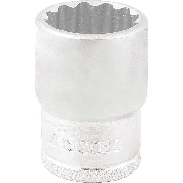 Soquete estriado com encaixe de 1/2" 21mm GEDORE