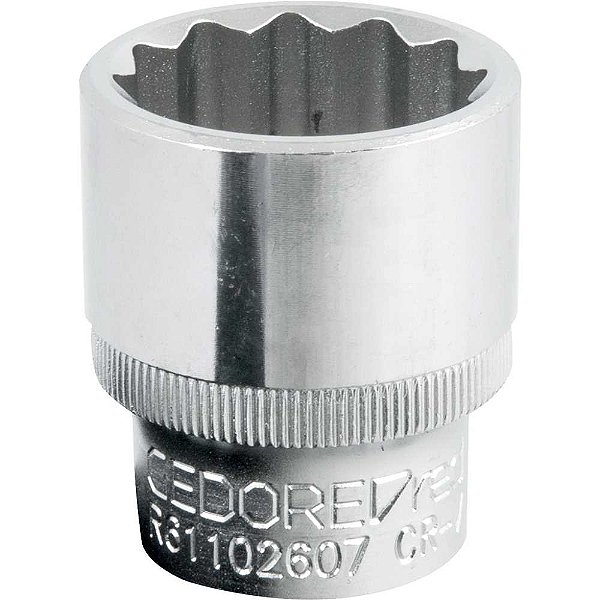 Soquete estriado com encaixe de 1/2" 26mm GEDORE RED