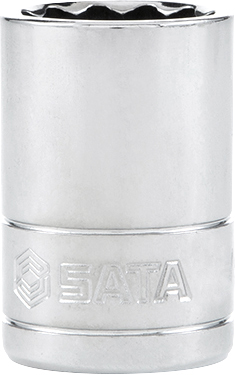 Soquete estriado com encaixe de 1/2" x 27mm ST13616SC SATA
