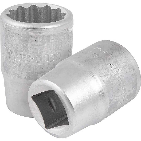 Soquete estriado com encaixe de 3/4" 1.1/16" GEDORE