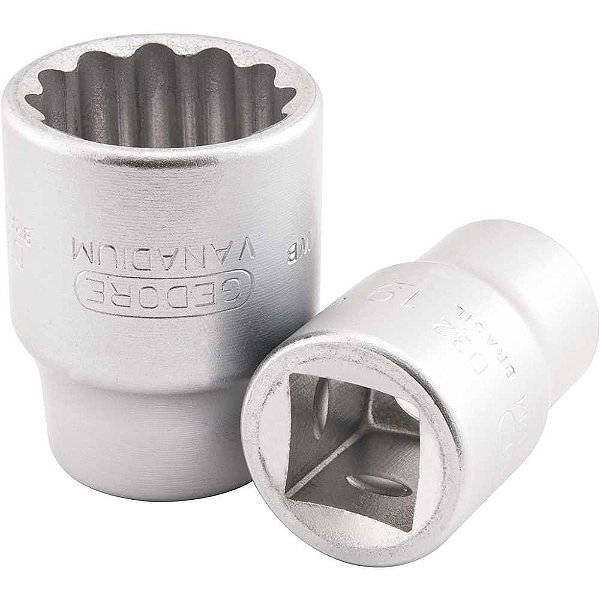 Soquete estriado com encaixe de 3/4" 1.5/16" GEDORE