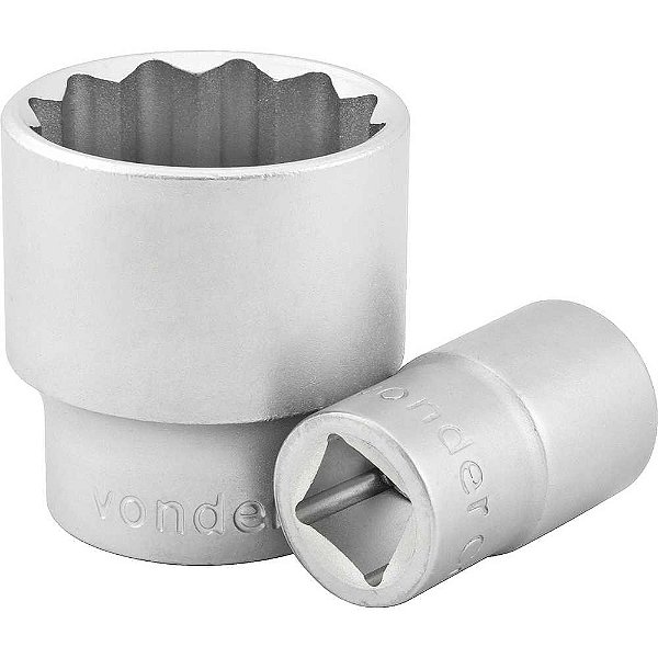 Soquete estriado com encaixe de 3/4" 38mm VONDER