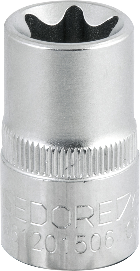 Soquete hexalobular fêmea com encaixe 1/2" TX E18 GEDORE RED
