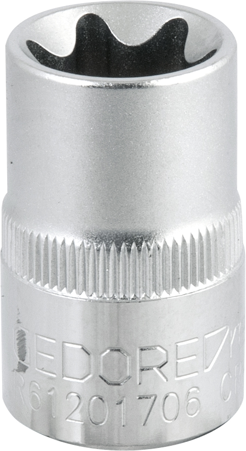 Soquete hexalobular fêmea com encaixe 1/2" TX E20 GEDORE RED