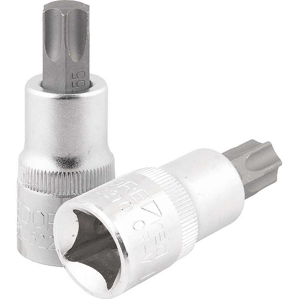 Soquete hexalobular macho com encaixe de 1/2" T-55 GEDORE RED