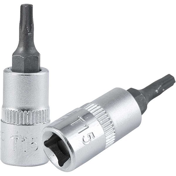 Soquete hexalobular macho com encaixe de 1/4" TX T-15 GEDORE RED