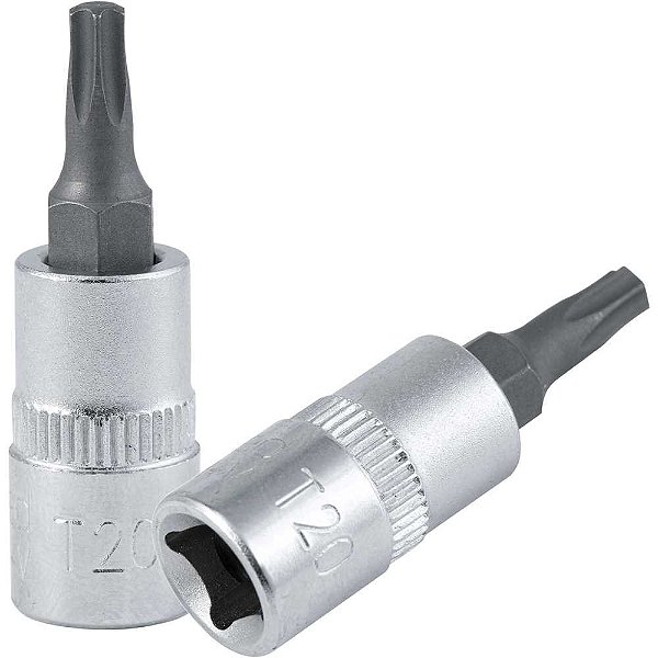 Soquete hexalobular macho com encaixe de 1/4" TX T-20 GEDORE RED