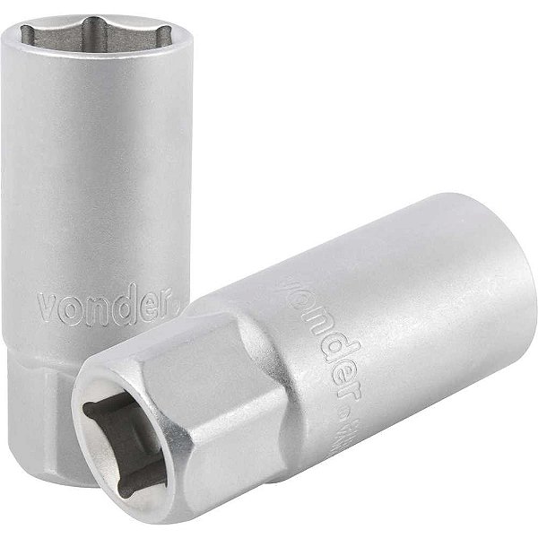 Soquete para vela de ignição encaixe 1/2" 21mm VONDER