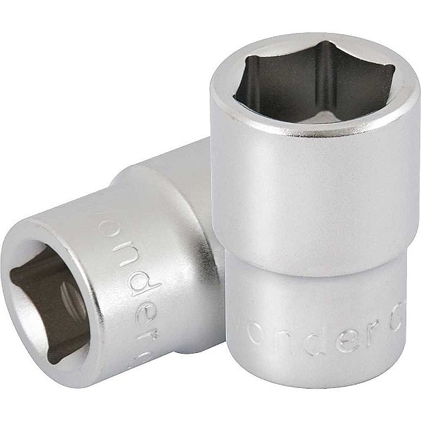 Soquete sextavado com encaixe de 1/2" 18mm VONDER
