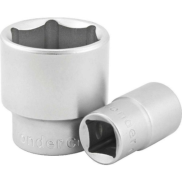 Soquete sextavado com encaixe de 1/2" 32mm VONDER