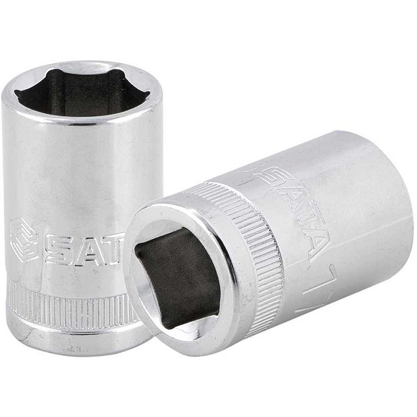 Soquete sextavado com encaixe de 1/2" x 17mm ST13308SC SATA