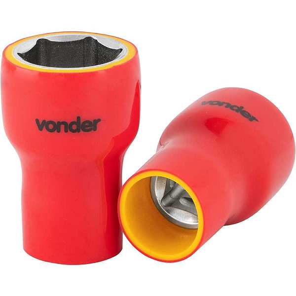 Soquete sextavado isolado encaixe de 1/2" 22,0mm IEC60900 VONDER