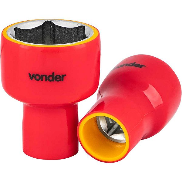 Soquete sextavado isolado encaixe de 1/2" 27,0mm IEC60900 VONDER