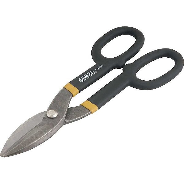 Tesoura 10" para chapas modelo americano corte reto 14-556 STANLEY