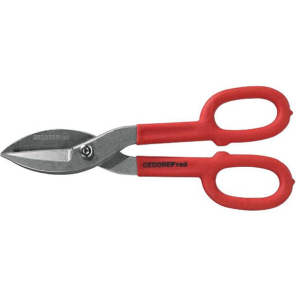 Tesoura 10" para chapas modelo americano corte reto R93320141 GEDORE RED