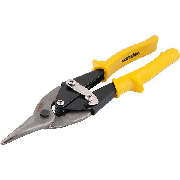 Tesoura 10" para chapas modelo aviação corte reto VD 10R VONDER