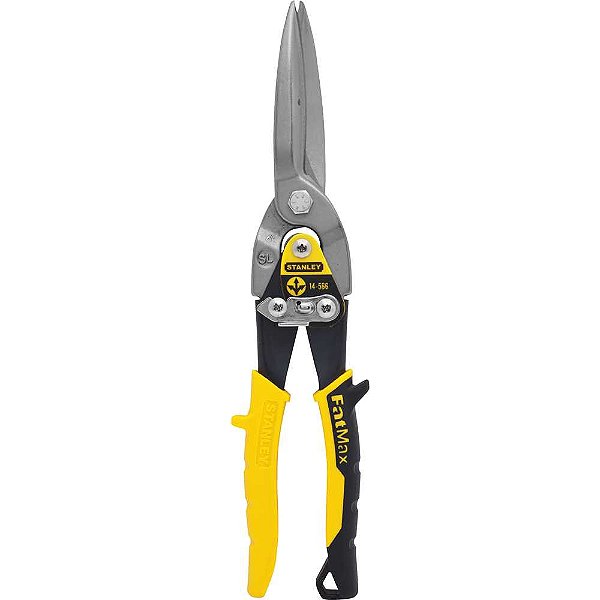 Tesoura 12" para chapas modelo aviação corte largo e reto 14-566 STANLEY