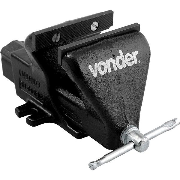 Torno de bancada fixo n° 4 em ferro fundido nodular VONDER