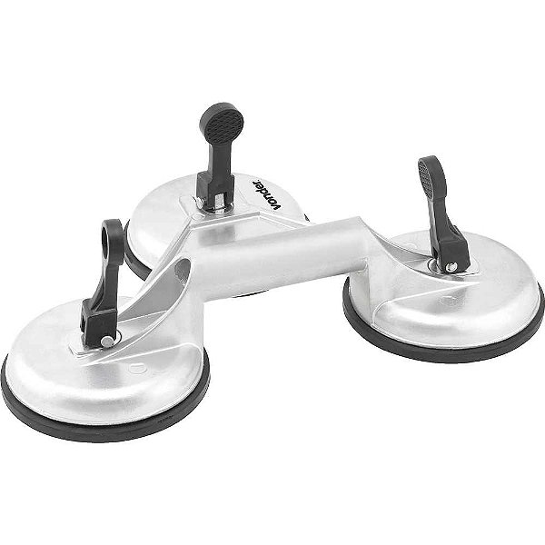 Ventosa tripla 116mm alumínio VONDER