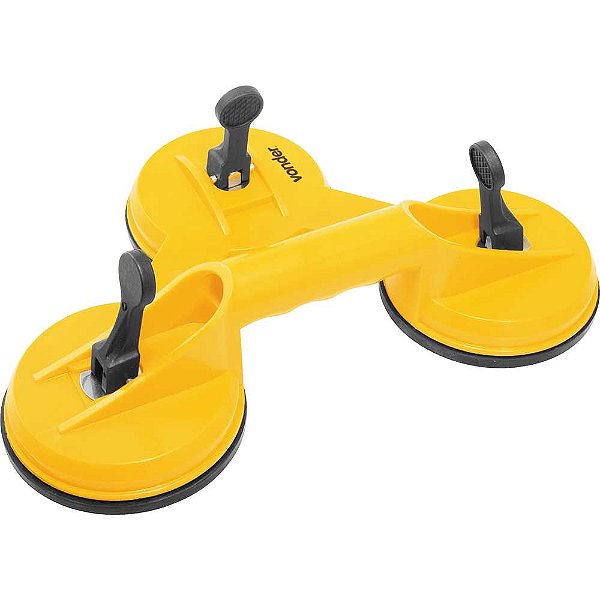 Ventosa tripla 118mm plástica VONDER