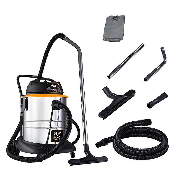 Aspirador de pó e líquidos 220V GTW Inox 70 Duo WAP