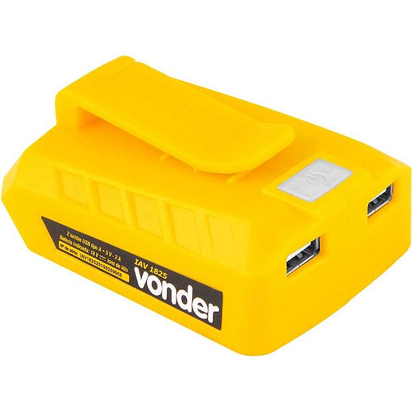 Adaptador USB 18V sem bateria e sem carregador IAV 1825 VONDER