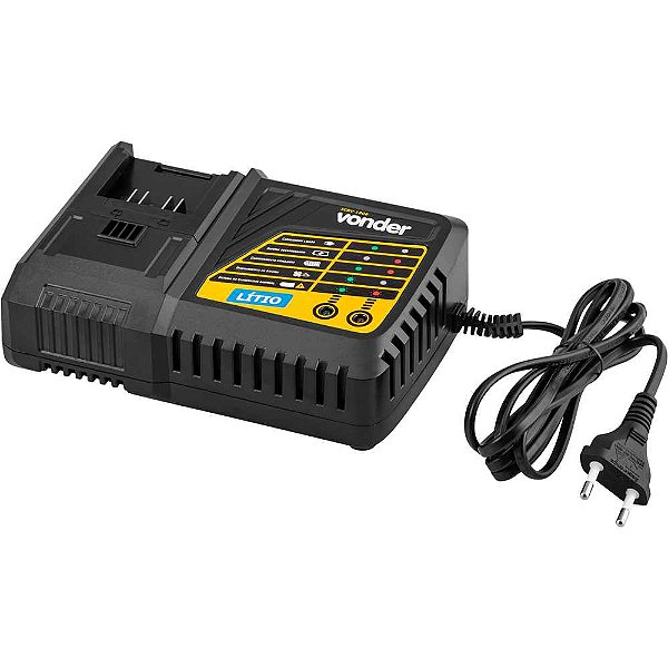 Carregador de bateria 18V linha intercambiável carregamento rápido ICBV 1806 VONDER