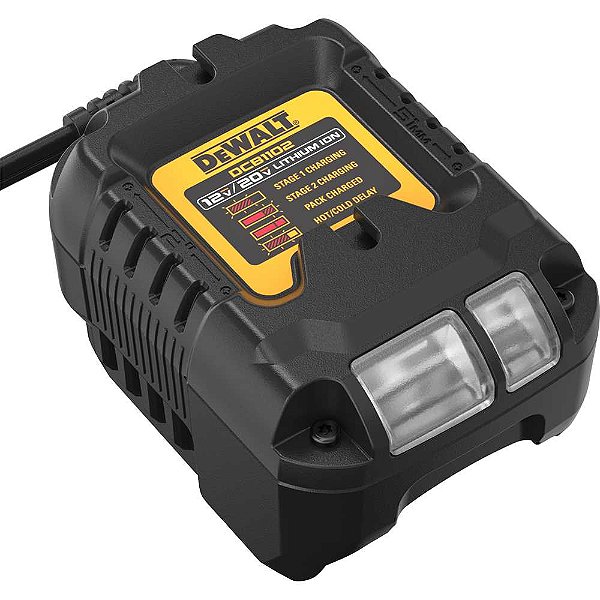 Carregador de baterias 12V / 20V MAX LI-ION bivolt DCB1102-BR DEWALT