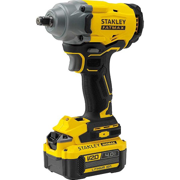 Chave de impacto a bateria 20V MAX com 2 baterias e 1 carregador SBW920M2K-BR STANLEY