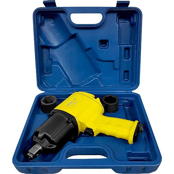 Chave de impacto pneumática 3/4" 120 kgf.m com 2 soquetes e maleta AT6607TK PUMA