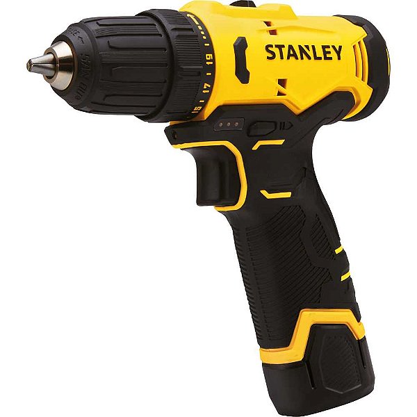 Parafusadeira/furadeira a bateria 12V MAX com 2 baterias e 1 carregador SCD10D2K-BR STANLEY