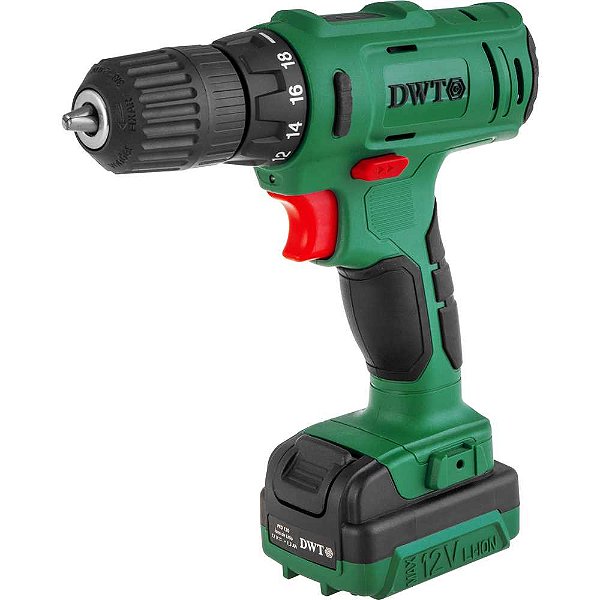 Parafusadeira/furadeira a bateria 12V fonte bivolt automática PFD 120 DWT