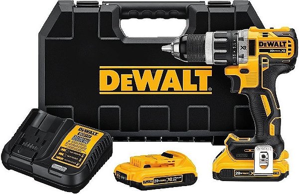 Parafusadeira/furadeira a bateria 20V carregador 220V DCD791D2-B2 DEWALT
