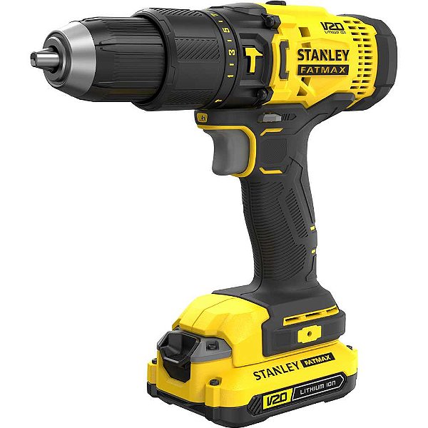 Parafusadeira/furadeira a bateria de impacto 20V MAX com 119 acessórios SCD711C1H-BR STANLEY