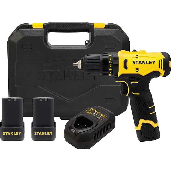 Parafusadeira/furadeira de impacto a bateria 12V SCH10D2K-BR STANLEY