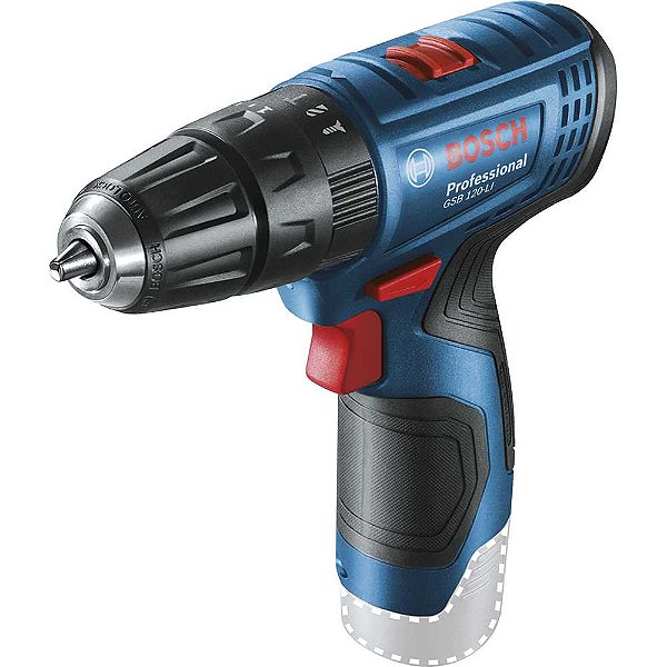 Parafusadeira/furadeira de impacto a bateria 12V sem bateria e sem carregador 06019G81E4 BOSCH