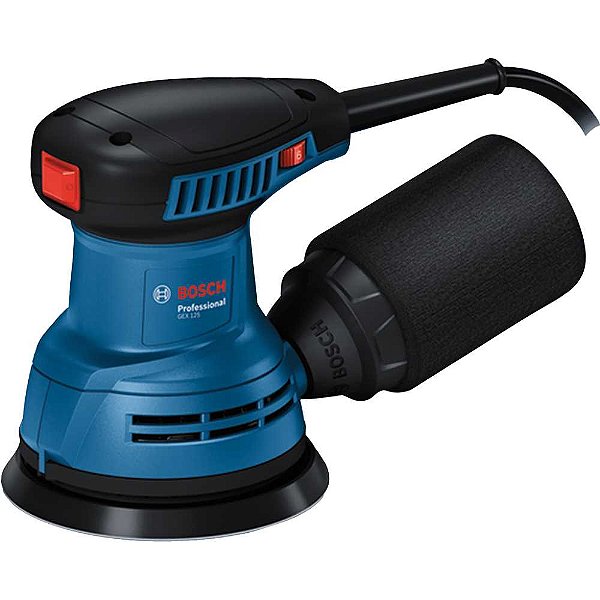 Lixadeira roto-orbital 5" 127V 24.000/min (opm) GEX 125 06013A80D0 BOSCH