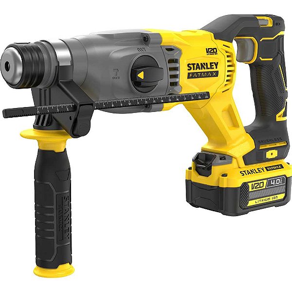 Martelete perfurador/rompedor 20V MAX 4 Ah com 2 baterias e 1 carregador SBH900M2K-BR STANLEY